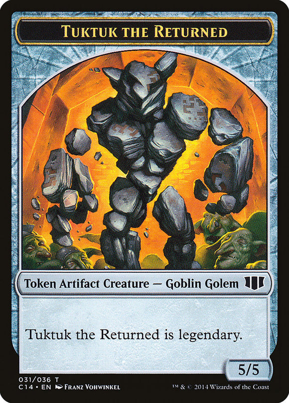 Daretti, Scrap Savant Emblem // Tuktuk the Returned Double-Sided Token [Commander 2014 Tokens]