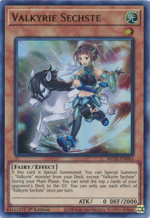 Valkyrie Sechste [MP20-EN043] Ultra rara 