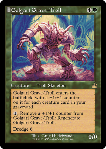 Troll de la tumba de Golgari (marco retro) [Ravnica Remastered] 