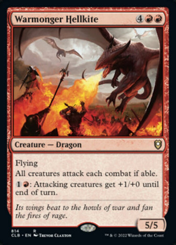 Cometa infernal belicista [Commander Legends: Battle for Baldur's Gate] 