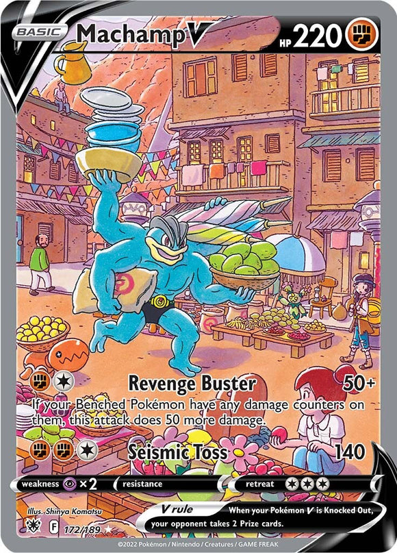 Machamp V (172/189) [Espada y escudo: resplandor astral] 