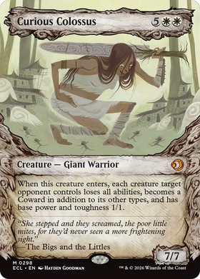Curious Colossus (Showcase) [Lorwyn Eclipsed]