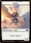 Angel // Spirit Double-Sided Token [Tarkir: Dragonstorm Commander Tokens]-1