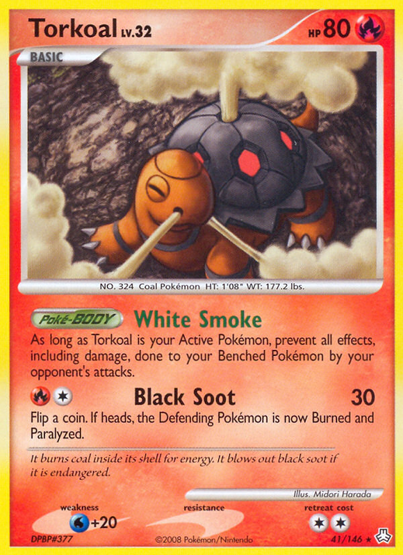 Torkoal (41/146) [Diamante y Perla: Leyendas despertadas] 