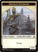 Oketra's Attendant // Beast Double-Sided Token [Amonkhet Tokens]-1