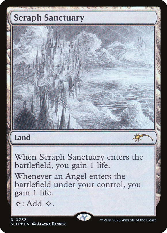 Santuario de serafines (boceto) [Promociones de lanzamiento de Secret Lair] 