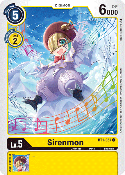 Sirenmon [BT1-057] [Lanzamiento de la versión especial Booster 1.0] 