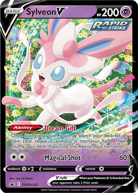 Sylveon V (SWSH202) [Promociones de Sword &amp; Shield: Black Star] 
