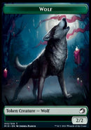 Wolf // Treefolk Double-Sided Token [Innistrad: Midnight Hunt Tokens]-1