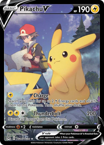 Pikachu V (TG16/TG30) [Espada y Escudo: Origen Perdido] 
