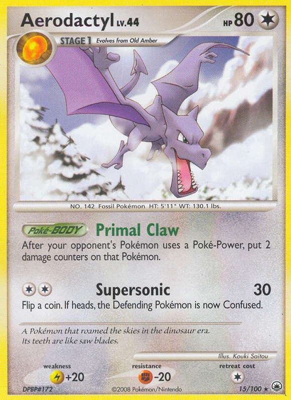 Aerodactyl (15/100) [Diamante y Perla: Amanecer majestuoso] 