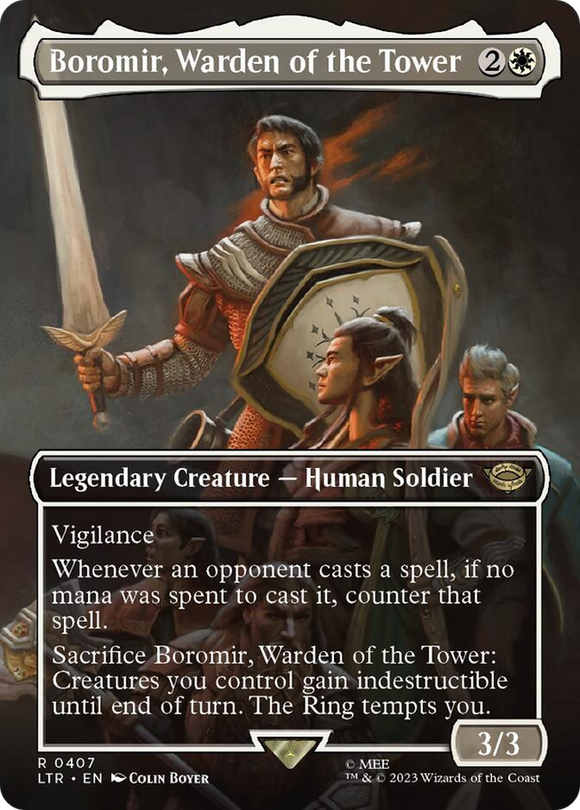 Boromir, guardián de la Torre (arte alternativo sin bordes) [El Señor de los Anillos: Cuentos de la Tierra Media] 