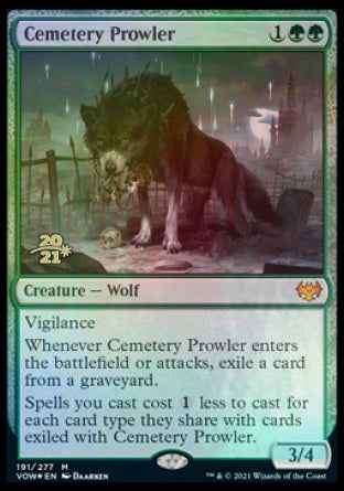 Merodeador del cementerio [Promociones de prelanzamiento de Innistrad: Crimson Vow] 