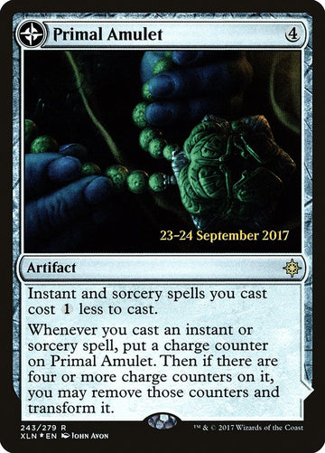 Amuleto primigenio // Fuente primigenia [Promociones de prelanzamiento de Ixalan] 