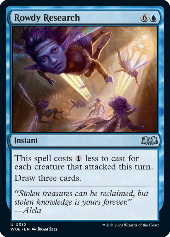 Investigación de Rowdy [Las tierras salvajes de Eldraine] 