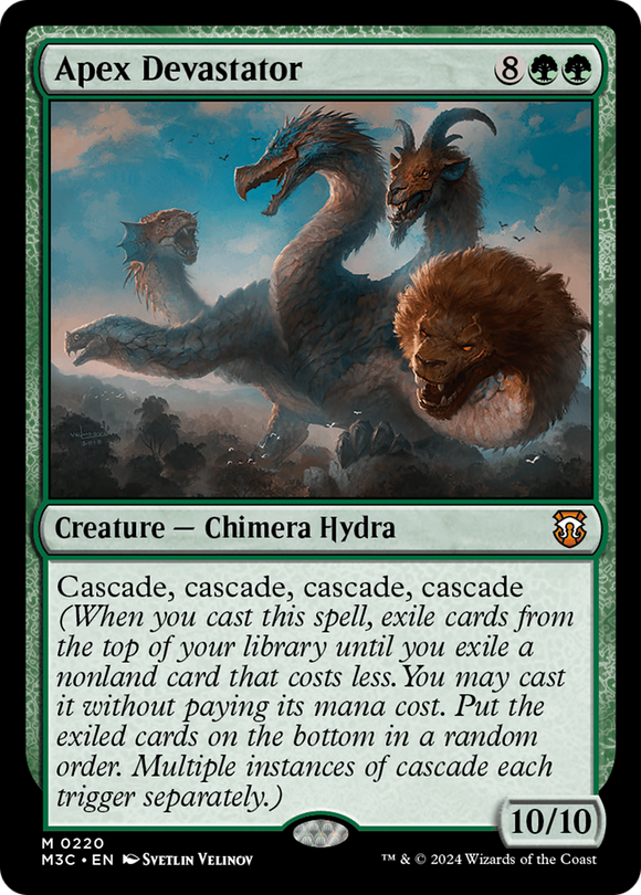 Devastador ápice (recubrimiento de Ondulación) [Comandante de Modern Horizons 3] 