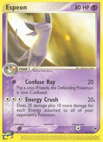 Espeon (16/100) [EX: Tormenta de arena] 