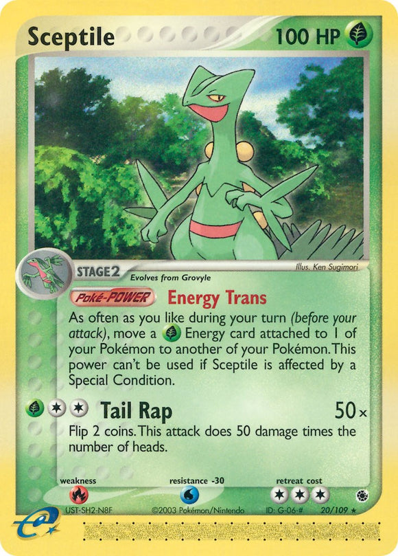 Sceptile (20/109) [EX: Rubí y Zafiro] 