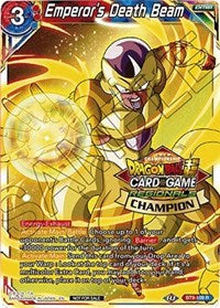 Rayo de la muerte del emperador (Campeonato regional 2020) (BT9-109) [Tarjetas de promoción del torneo] 