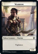 Zombie Knight // Warrior Double-Sided Token [Dominaria United Commander Tokens]-2