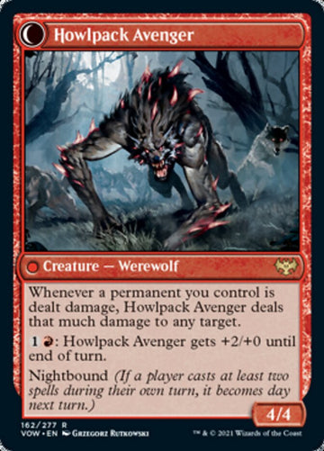 Ill-Tempered Loner // Howlpack Avenger [Innistrad: Crimson Vow] - 0