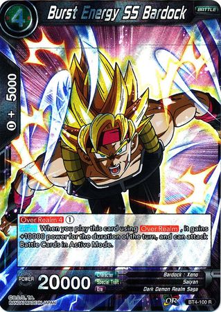 Explosión de energía SS Bardock (BT4-100) [Guerra colosal] 