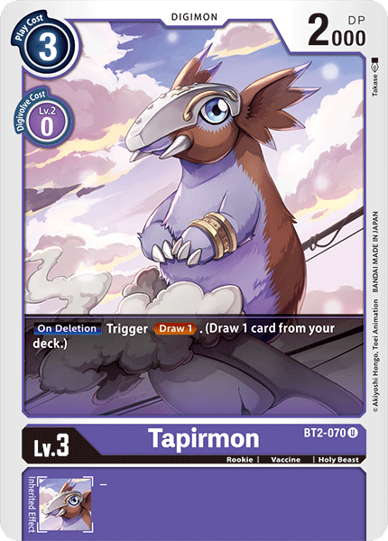 Tapirmon [BT2-070] [Lanzamiento de la versión especial de refuerzo 1.0] 