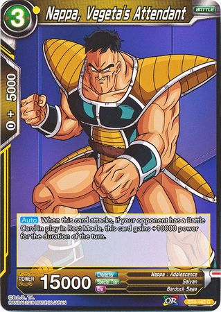 Nappa, el asistente de Vegeta (BT3-102) [Mundos cruzados] 