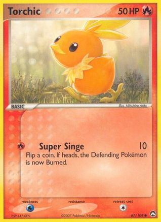 Torchic (67/108) [EX: Guardianes del poder] 