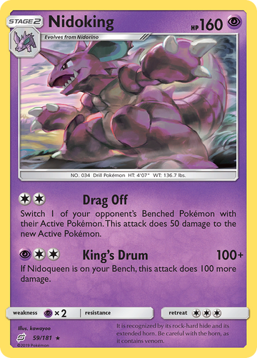 Nidoking (59/181) [Sol y Luna: Formen equipo] 