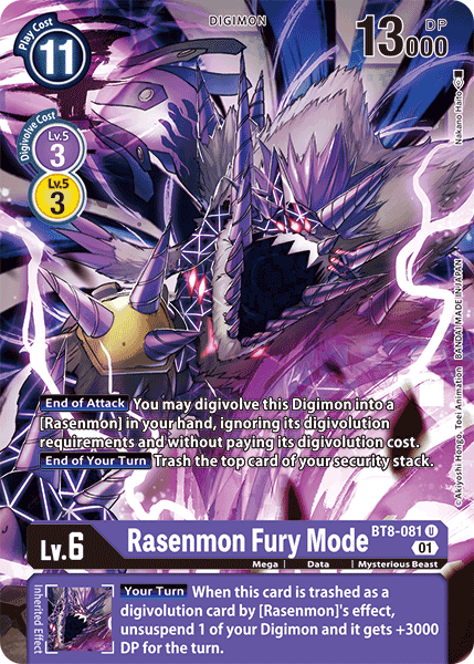 Rasenmon: Modo Furia [BT8-081] [Nuevo Despertar] 