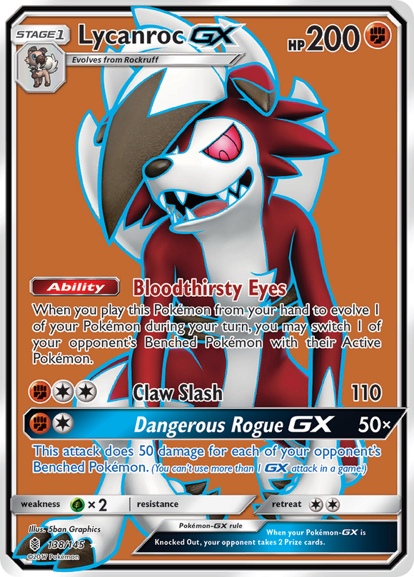 Lycanroc GX (138/145) [Sol y Luna: Guardianes en ascenso] 