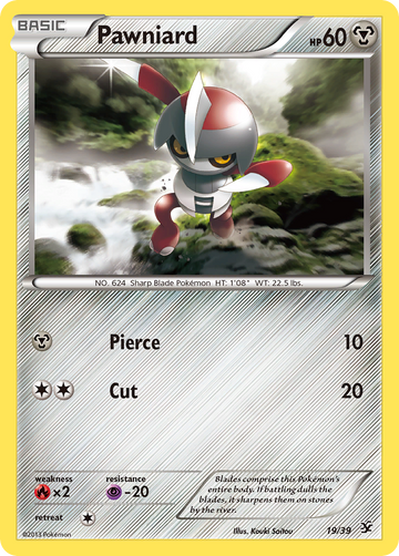Pawniard (19/39) [XY: Set de inicio de Kalos] 