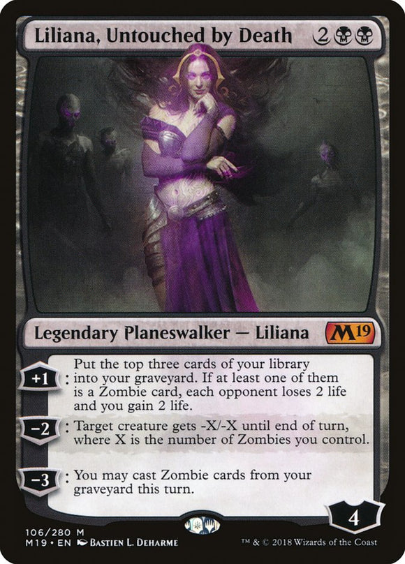 Liliana, Intacta ante la Muerte [Core Set 2019] 