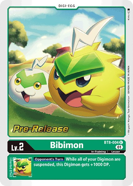 Bibimon [BT8-004] [Nuevas cartas de prelanzamiento de Awakening] 