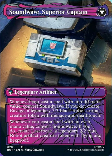 Soundwave, Sonic Spy // Soundwave, Superior Captain (Shattered Glass) [Transformers] - 0