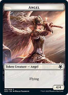 Zombie // Angel Double-Sided Token [Game Night: Free-for-All Tokens] - 0