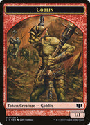 Goblin // Goat Double-Sided Token [Commander 2014 Tokens]-1