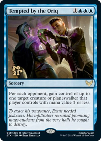 Tentado por Oriq [Promociones de prelanzamiento de Strixhaven: School of Mages] 