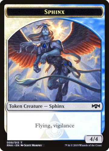 Bird // Sphinx Double-Sided Token [Ravnica Allegiance Guild Kit Tokens] - 0