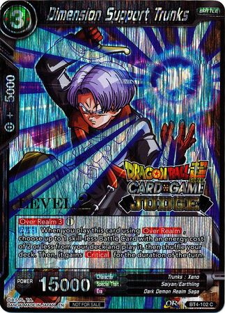 Baúles de apoyo dimensional (nivel 2) (BT4-102) [Tarjetas de promoción de jueces] 