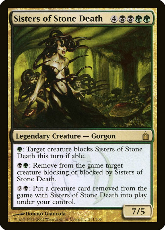Hermanas de la Muerte de Piedra [Ravnica: Ciudad de Gremios] 
