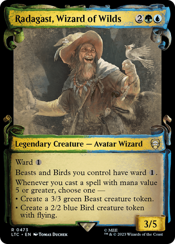 Radagast, mago de las tierras salvajes [El Señor de los Anillos: Cuentos de la Tierra Media: Pergaminos de presentación del comandante] 