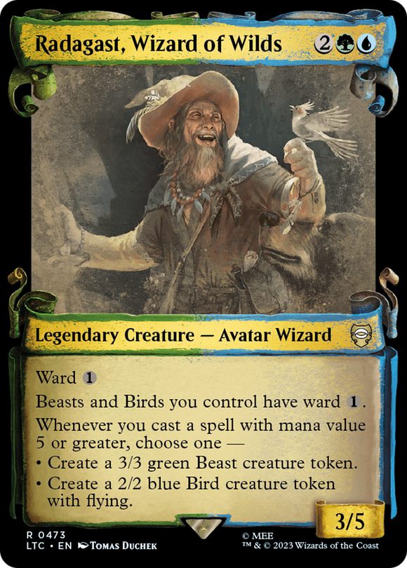 Radagast, mago de las tierras salvajes [El Señor de los Anillos: Cuentos de la Tierra Media: Pergaminos de presentación del comandante] 