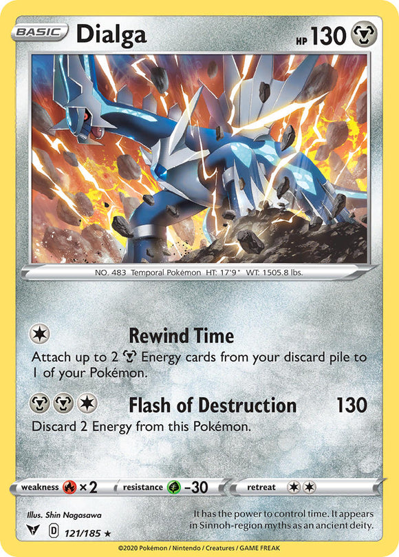 Dialga (121/185) [Espada y escudo: voltaje intenso] 