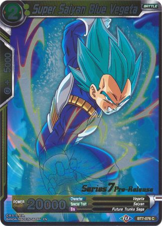 Super Saiyan Blue Vegeta (BT7-076_PR) [Promociones previas al lanzamiento de El asalto de los Saiyans] 