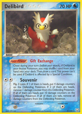 Delibird (21/109) [EX: El Equipo Rocket regresa] 