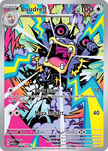 Loudred (212/182) [Scarlet &amp; Violet: Grieta de la paradoja] 