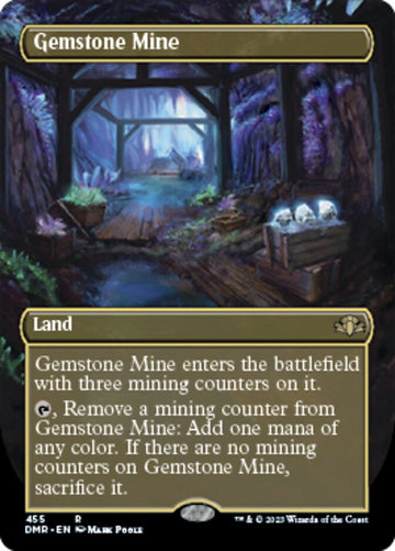 Gemstone Mine (Borderless Alternate Art) [Dominaria Remastered]