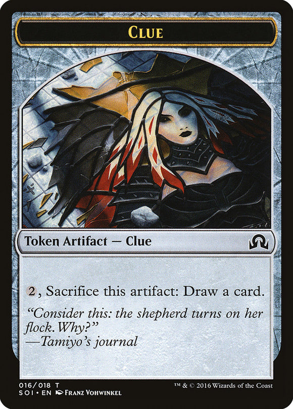 Ficha de pista (016/018) [Fichas de Sombras sobre Innistrad] 